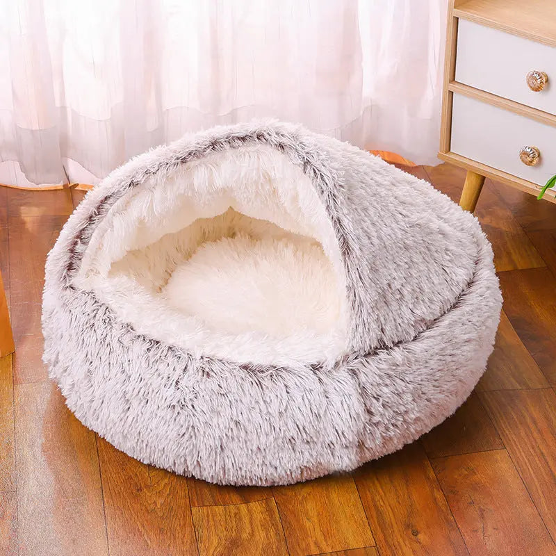 CozzyZoo | Waterproof CozyNest Dog & Cat Kennel - Warm Semi-Enclosed Pet Bed 🐾 pets home