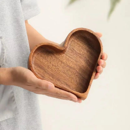 Wooden Heart Dishes